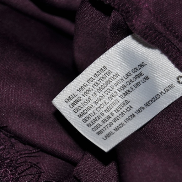 NEW Plum Allover Lace Fit & Flare Skater Dress A7 - Picture 6 of 7